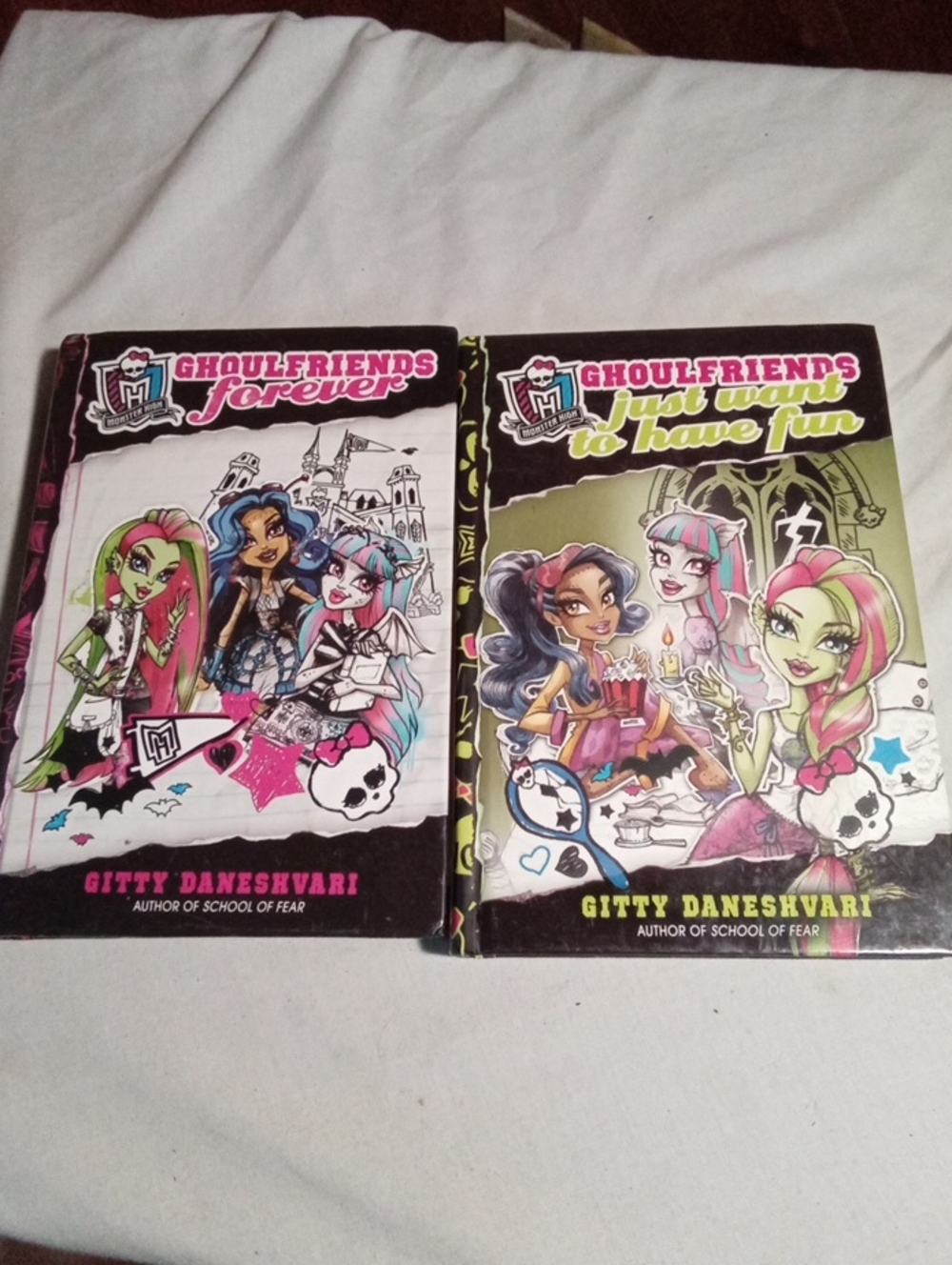 monster high Ghoulfriends Forever Volume 1 & 2. First Edition Hardcovers